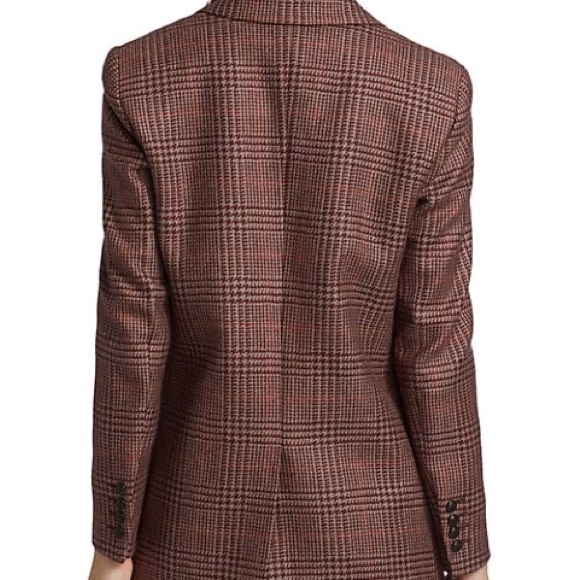 NWT Blazé-Milano Marybelle Plaid Double-Breasted Blazer - Picture 12 of 16